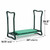 Backyard Expressions Garden Kneeler & Seat – 2-in-1 Garden Stool and Kneeler, Foldable Gardening Bench with Cushioned Pad for Weeding, Planting & Yard Work