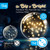 TIALLY Fairy Floating Pool Lights Solar Powered - Warm White Balls (2 Pack)