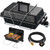 BESTFIRE Portable Propane Gas Grill with New 2-in-1 Valve - Compatible with Large Tank & Small Cylinder, Gas Grill with Foldable Legs & Adjustable Regulator,Heavy Duty, Perfect for Outdoor Camping