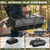 BESTFIRE Portable Propane Gas Grill with New 2-in-1 Valve - Compatible with Large Tank & Small Cylinder, Gas Grill with Foldable Legs & Adjustable Regulator,Heavy Duty, Perfect for Outdoor Camping