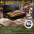 BESTFIRE Portable Propane Gas Grill with New 2-in-1 Valve - Compatible with Large Tank & Small Cylinder, Gas Grill with Foldable Legs & Adjustable Regulator,Heavy Duty, Perfect for Outdoor Camping