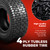 MOTOOS 16x6.50-8 Lawn Mower Tires,2-Pack,4 Ply,Tubeless