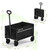 Blomoba Collapsible Wagon Cart, 220LBS Utility Wagon with Wheels, Black