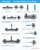 20'' Pool Brush Head, Detachable Pool Cleaning Brush with Durable Around Nylon Bristles, EZ Clip Aluminum Handle- Clean Swimming Pools Walls, Steps & Corners Faster
