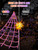 Spider Webs Halloween Decorations Lights - 550 LEDs Outdoor Giant Halloween Decor Lights with16.4ft,4ft Spider,8 Modes,Waterproof&Timer for Yard Porch Garden,Outside Party (with Spider)