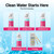 Bio Ouster Hot Tub Water Balancing Kit – Spa pH Up, pH Down, Alkalinity Increaser, Calcium Hardness Increaser & Test Strips – Spa Chemicals Starter Kit for Inflatable & Acrylic Hot Tubs – Made in USA