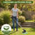 RAXONE Electric Weed Eater, 8 Inch 3-in-1 Lawn Edger Grass Trimmer