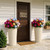 Trygoal 24" Tall Planters for Outdoor Plants with Insert, Set of 2 Cream
