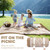 Genovega 2 in 1 Extra Large Rug Outdoor Picnic Blanket Waterproof Woven Boho Mat Giant Beach Towel Travel Essential Yoga Accessories Park Patio Lawn Garden Ground Music Festival Concert Must Have