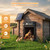 Automatic Chicken Coop Door Solar Powered, Large 9.45”X10.24” Opening