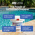 HTS Turbo Chlorine Granules for Pools, Hot Tubs and Spa - 5 lbs (80 oz) Made in USA | Fast-Dissolving Pool Chlorine Granular Sanitizer, Stabilized Dichlor | Spa & Pool Water Care Treatment