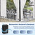 32PCS 104 oz Heavy Duty Outdoor Curtain Weights, Waterproof Magnets, Black
