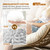 STAYDEN Egg Chair Cushion Replacement Outdoor Hanging Chair Cushion for Patio Furiture Hammock Swing Cushion 47x35x6 Inches (White)