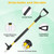 Tegarbed 39" Stand Up Weed Puller, Heavy Duty Detachable 3-Claw Weeder Tool
