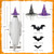 Halloween Ghost Decor with Bat & Hat - 11 FT Large Hanging Swinging Ghost