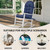 mudilun Adirondack Chair Cushion Waterproof 44x19x4in Rocking Chair Pads