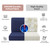 MuaMelop 7-Piece Patio Furniture Cushions Set, Replacement Outdoor Cushions for 4-Seat Patio Sectional, Waterproof & Fade Resistant Deep Seat Cushion for Outdoor Sofa, Navy Blue