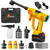 Muzisst 1100 PSI Cordless Car Washer,Portable Battery Powered Cleaning Tool