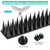 PestFlee Bird Spikes, 20 Pack Pigeon Cat Squirrel Raccoon Animal Deterrent Spikes Anti-Climb for Outside Anti-Animal Defender Spikes to Keep Birds Away, Black