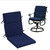 Zonamat High Back Patio Chair Cushions, 21x20 Waterproof & Fade-Resistant Outdoor Dining Chair Cushions, Indoor/Outdoor High Back Cushion, Seat Pad for Glider and Lawn Chair, Navy Blue