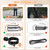 Propane Torch Weed Burner Kit,Heavy Duty Blow Torch with Storage Bag & 10FT Hose,Flamethrower with Turbo Trigger for Weeding,Roofing,Ice Snow Melting,BBQ(32.68")
