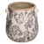 Rustic Farmhouse Ceramic Flower Pots, Vintage Antique Crock Planter & Vase