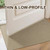 BEISIFLOOR Ultra Thin Door Mat Indoor Entrance 24"x36", Welcome Mat, Khaki