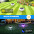 LENONE Floating Pool Lights w/Remote, 6.5 Inch RGB Color Changing Solar Pool Lights that Float with 9 Dynamic Lighting, IP68 Waterproof Hangable Solar Floating Light for Pool Garden Weeding Decor(2)
