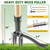BellaJoyz Weed Puller Tool, Stand Up Heavy Duty Weed Remover Tool with Long Handle & 4-Claw Steel Head, Bamboo Garden Hand Weeding Tool - Easily Remove Weeds Without Bending, Pulling,or Kneeling