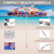 LOTTAFUN 6ft Beach Umbrella - Heavy Duty Wind Resistant UV 50+ Portable Sun Shade with Sand Anchor & Carry Bag, Outdoor Folding Umbrella for Beach, Pool, Patio, Garden (Print Flower) No tilt The sand needs to exceed the spiral 6inch