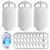 Flying Insect Trap (3 Plug-in & 9 Cartridges Refill) Indoor Use, UV Light Bug Catcher for Fruit Flies, Gnats & Small Flying Pests