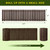 KUAGINZUHE Wooden Garden Pathway Outdoor Roll Up Walkway Cedar Wood
