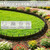 3 Inch x 100FT Garden Edging Border, Landscaping with 150pcs Spikes