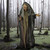 Haunted Hill Farm Life-Size Scary Poseable Talking Witch, Halloween Animatronic with Touch Activated Lights and Sound, Battery Operated Indoor or Covered Outdoor Halloween Decorations, Halloween Prop