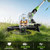 12" 21V Weed Wacker Cordless, 2 in 1 String Trimmer and Edger