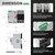 100Amp AC110V Automatic/Manual Transfer Switch 3P 50/60Hz, 3POLE 100A Mini ATS Solar Auto Dual Power Switch W2R for Home Generator, Din Rail Mount Cn Automatic Changeover Fast Transfe for,Rv,Lv Power