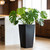 KOL Planters for Outdoor Plants, 20 Inch Tall Black Plant Pots, 2 Pack