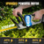 Hedge Trimmer Cordless 22" - 2 x 21V Batteries & Fast Charger, Easy to Use