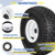 GICOOL (2 Pack) 15x6.00-6 Tubeless Tire and Wheel, 3" Offset Hub, 3/4" Bearing, 4 Ply, 15x6-6 Lawn Mower Front Tires, Compatible with 100 and 300 Series John Deere Riding Mower, Lawn Tractor and More