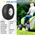 GICOOL (2 Pack) 15x6.00-6 Tubeless Tire and Wheel, 3" Offset Hub, 3/4" Bearing, 4 Ply, 15x6-6 Lawn Mower Front Tires, Compatible with 100 and 300 Series John Deere Riding Mower, Lawn Tractor and More