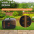 65 Gallon Water Bladder, 1000D PVC Foldable Portable Water Tank, Black Large Capacity Water Bag Container for Camping, Garden, Agricultural Irrigation, Drought Resistance, Emergency Supply