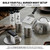 Sasquash Burger Smasher Set - Ultimate 5 PC Burger Master Griddle Kit