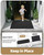 Color&Geometry Outside Welcome Front Door Mat, 24"x36" Black Grey
