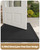 Color&Geometry Outside Welcome Front Door Mat, 24"x36" Black Grey