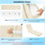 VOGVOG 2 Pack Beige Outdoor Chaise Lounge Cushions, 72x21x3 in