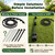 Gardzen 40-Foot x 3-Inch Landscape Edging Garden Border with 40 Spikes