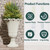 Trygoal Tall Plastic Urn Planters and Pedestal - 24" Outdoor Planter Beige
