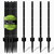 Metal Fence Posts for Wire Fencing,Heavy Duty U Post 3 FT Black
