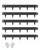 VEVOR Steel Landscape Edging, 5 Packs 39 x 3 in Rust-Resistant Metal Landscape Edging, Bendable Garden Edging Border, Heavy Duty Lawn Edging, Easy-to-Install, Flower Bed Yard Pathway Divider Black