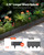VEVOR Steel Landscape Edging, 5 Packs 39 x 3 in Rust-Resistant Metal Landscape Edging, Bendable Garden Edging Border, Heavy Duty Lawn Edging, Easy-to-Install, Flower Bed Yard Pathway Divider Black